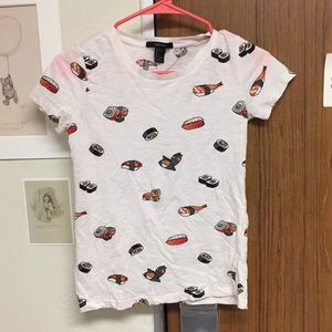 FOREVER 21 Sushi print t-shirt💖